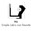 Simple Labio con Resorte