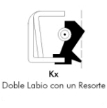 Doble Labio con un Resorte